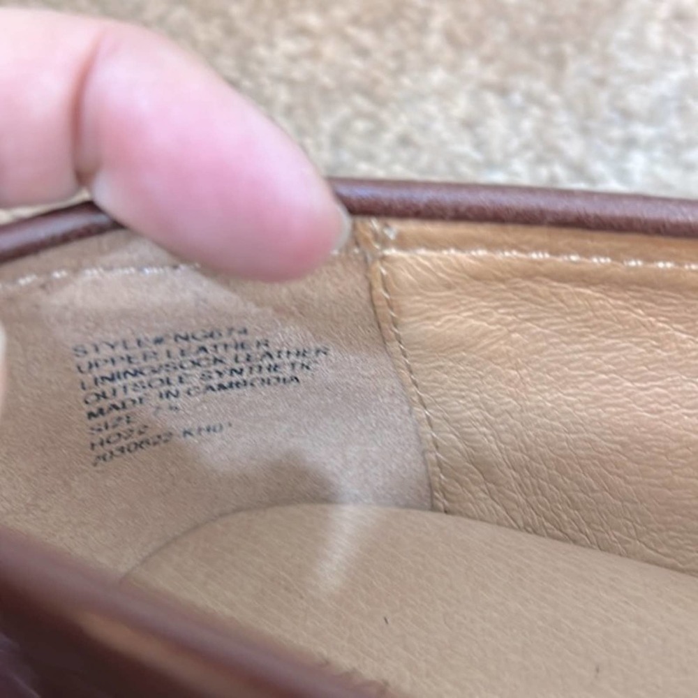 Madewell Burgundy Leather Lug Sole Penny Loafers - Picture 4 of 8